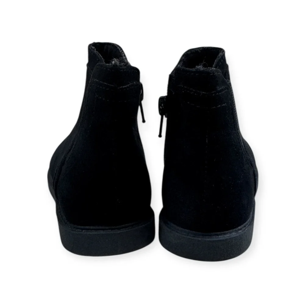 Tucker + Tate Girls Black Suede Chelsea Booties - Size 10